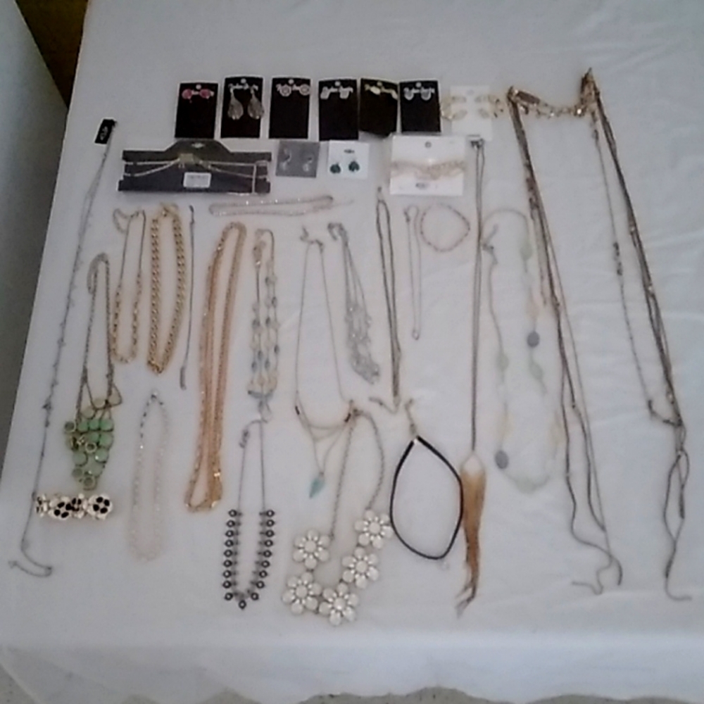Jewelry Collection 30 unique pieces of necklaces and earrings
